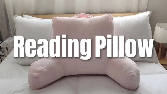 Подушка для чтения на танкетке, большая спинка для взрослых, подушка для отдыха с подставкой для рук, спиной для сидения на диване-кровати